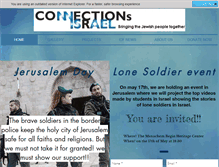 Tablet Screenshot of connectionsisrael.com